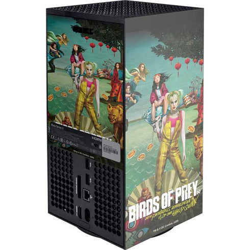 DC Comics Harley Quinn Birds of Prey Variant Movie Poster XBox Series X Digital Edition Console Skin
